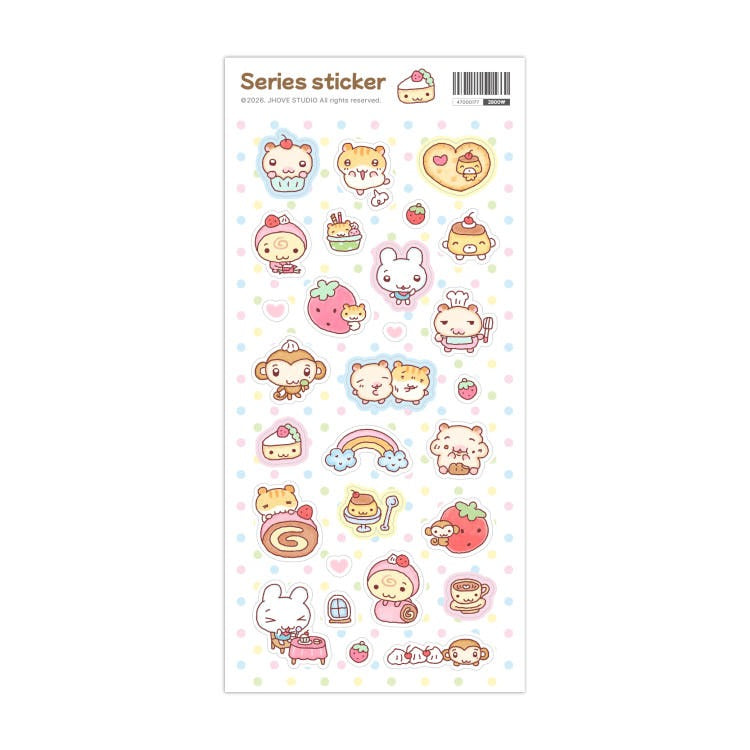 Jhove Studio - dessert series sticker