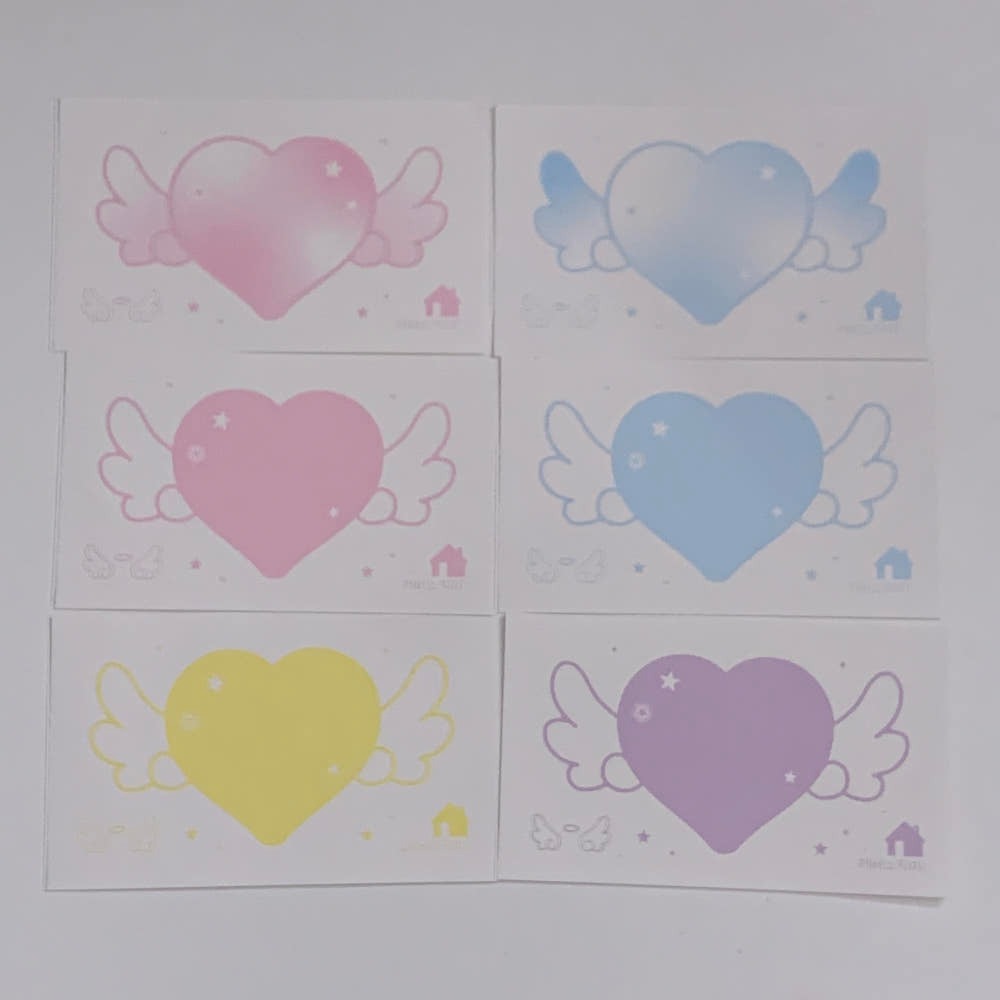 loverspickme - heart wings memo sheet sticker
