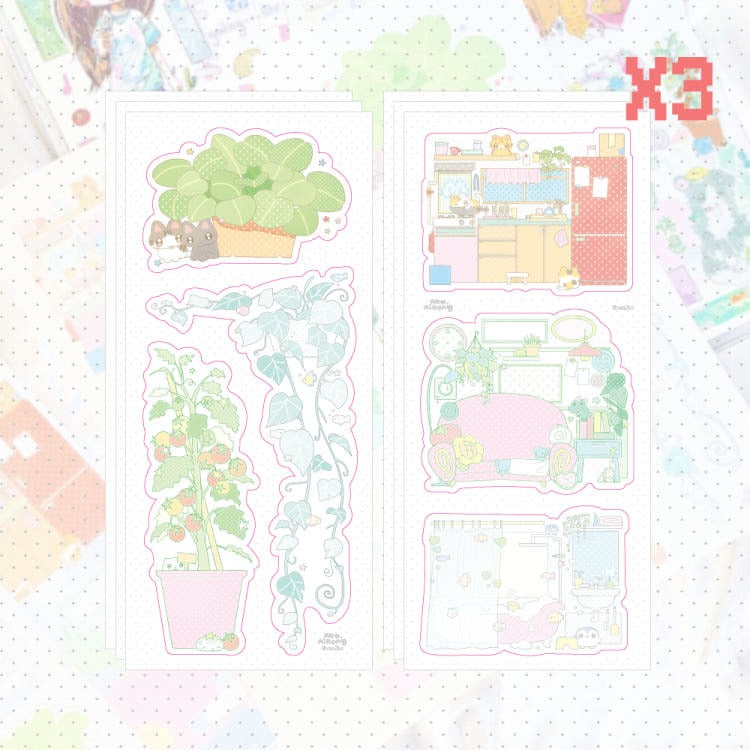 Ako Aikong - daily memo sheet sticker