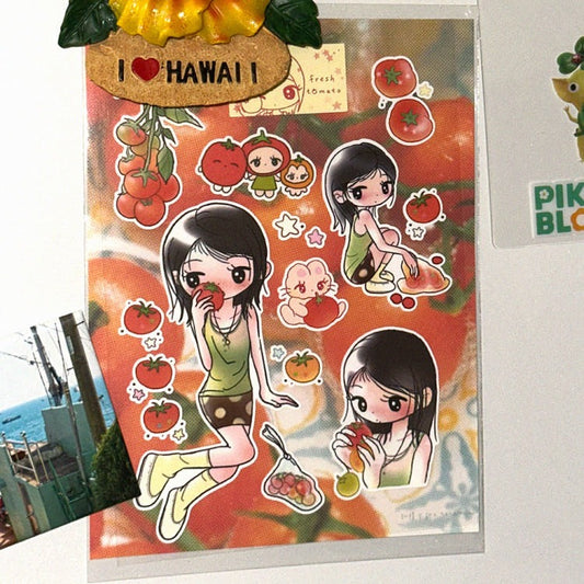 nanasmood - tomato sticker