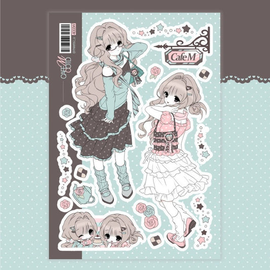 meetsu - CAFE M OOTD sticker