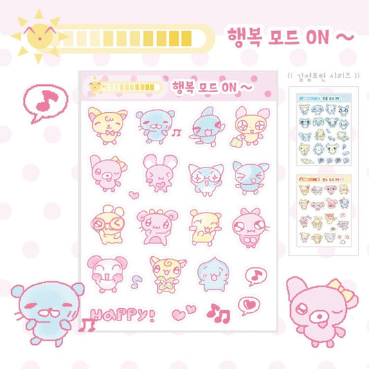 jjobimii - happy mood on~ sticker