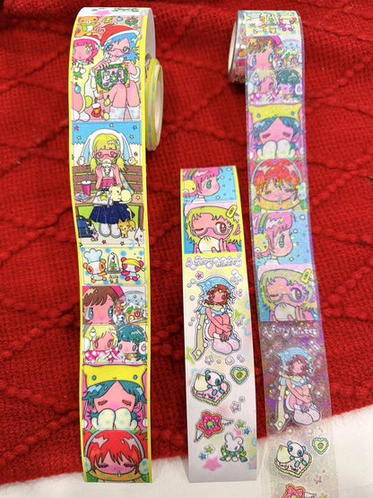 Accio Shop - A Furry Winter roll sticker kiss cut tape