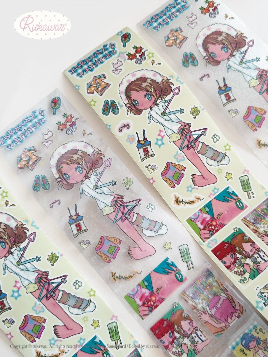 Rukawaz - The four seasons roll sticker kiss cut tape