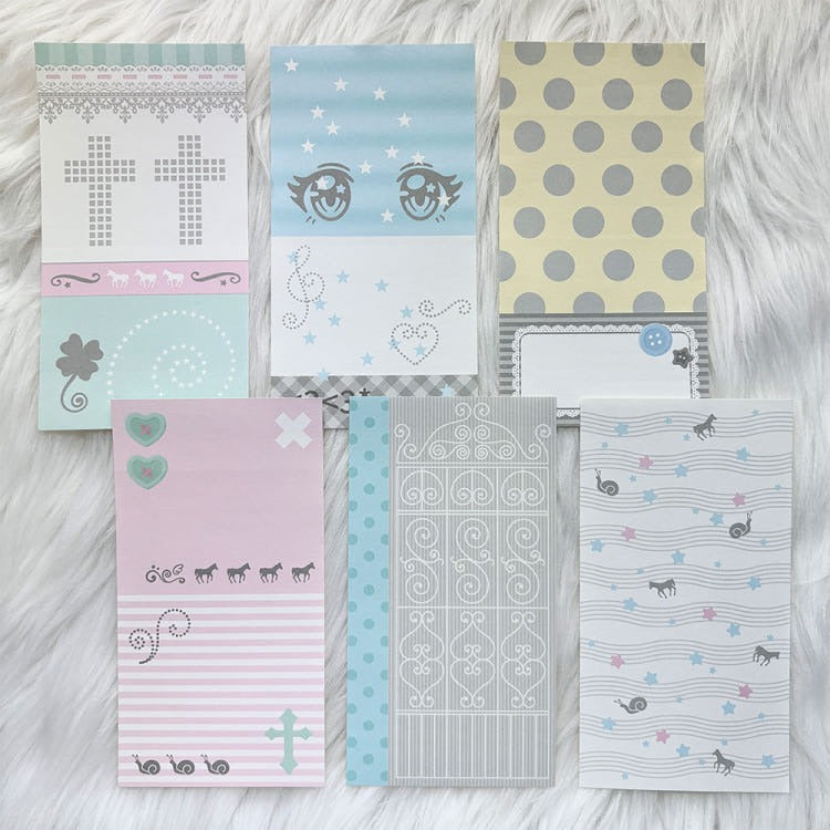 Bit By Bit - frame sticker pastel