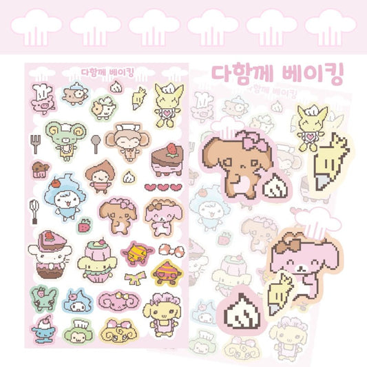 jjobimii - baking together sticker