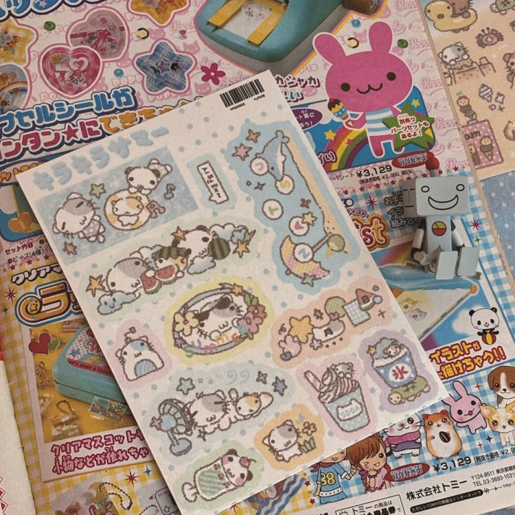 munyu - kira kira summer sheet sticker