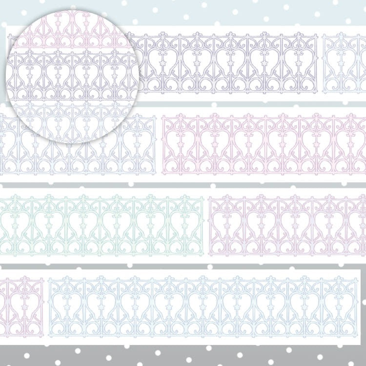 Pooky Cuti3 - fence Washi Tape