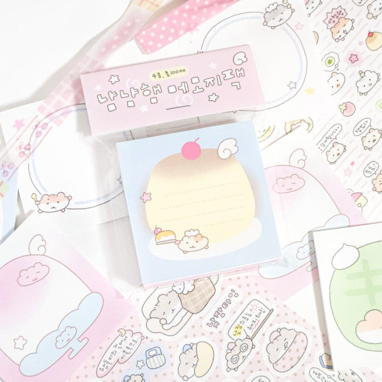 roundoeuf - nyamnyam ham memo sheet pack