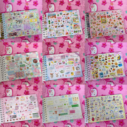 Sticker Book ♡ Cute Mini Characters 36 pages