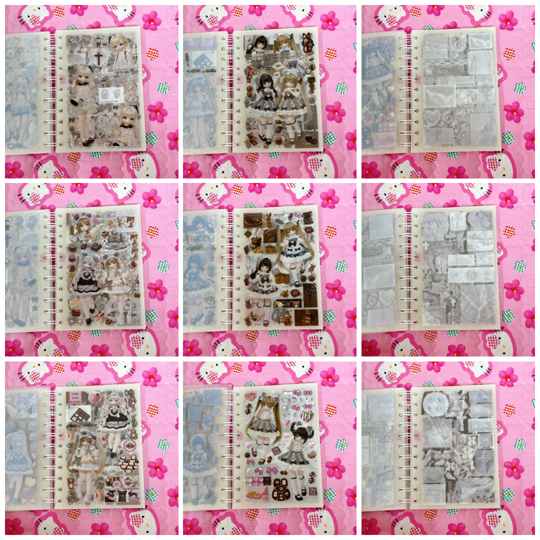 Sticker Book ♡ 30 pages (Full sandy glitter)