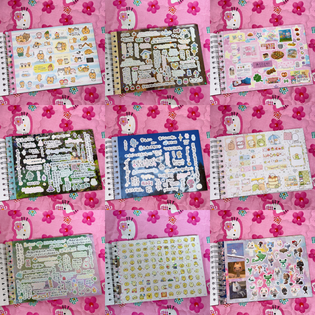 Sticker Book ♡ Cute Mini Characters 36 pages