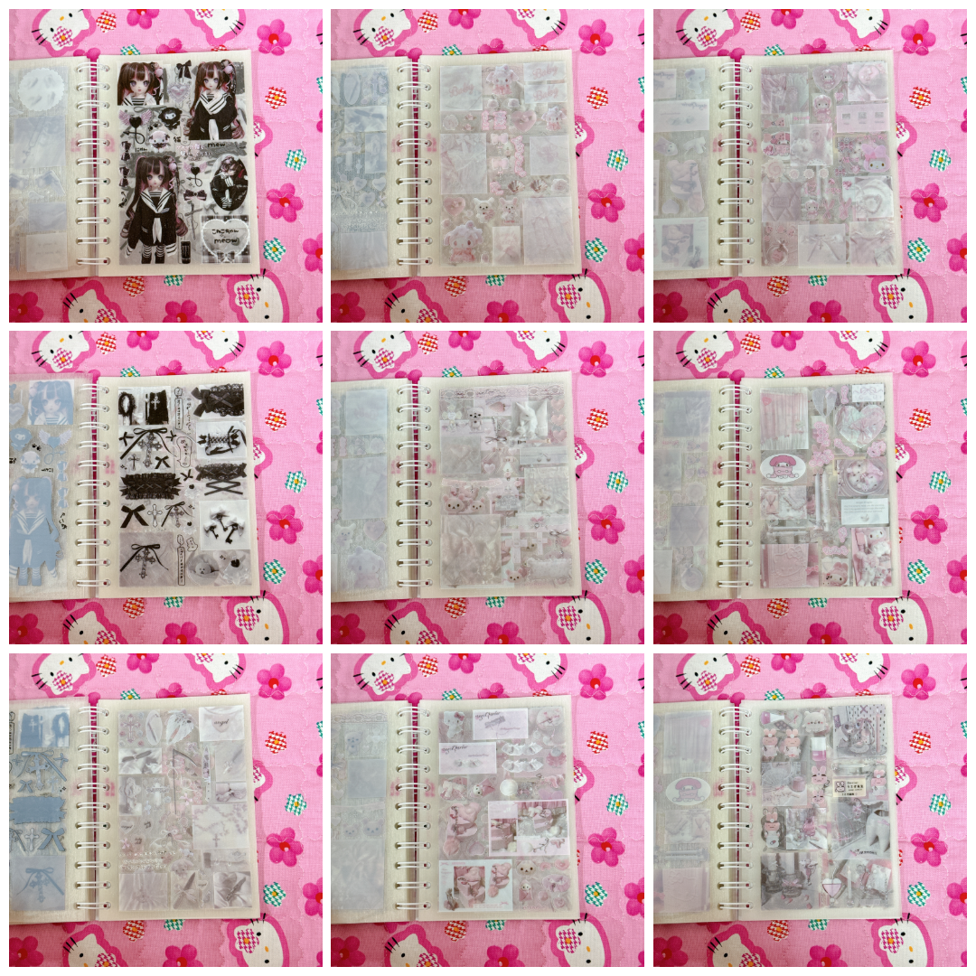 Sticker Book ♡ 30 pages (Full sandy glitter)
