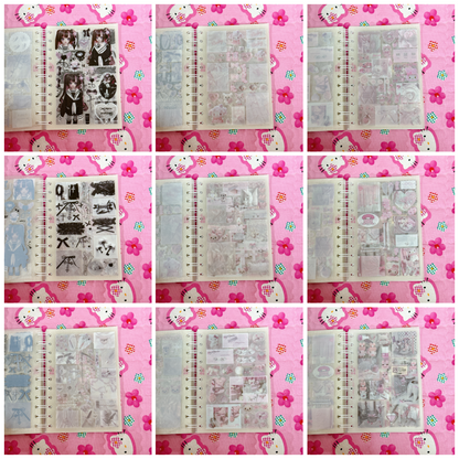 Sticker Book ♡ 30 pages (Full sandy glitter)