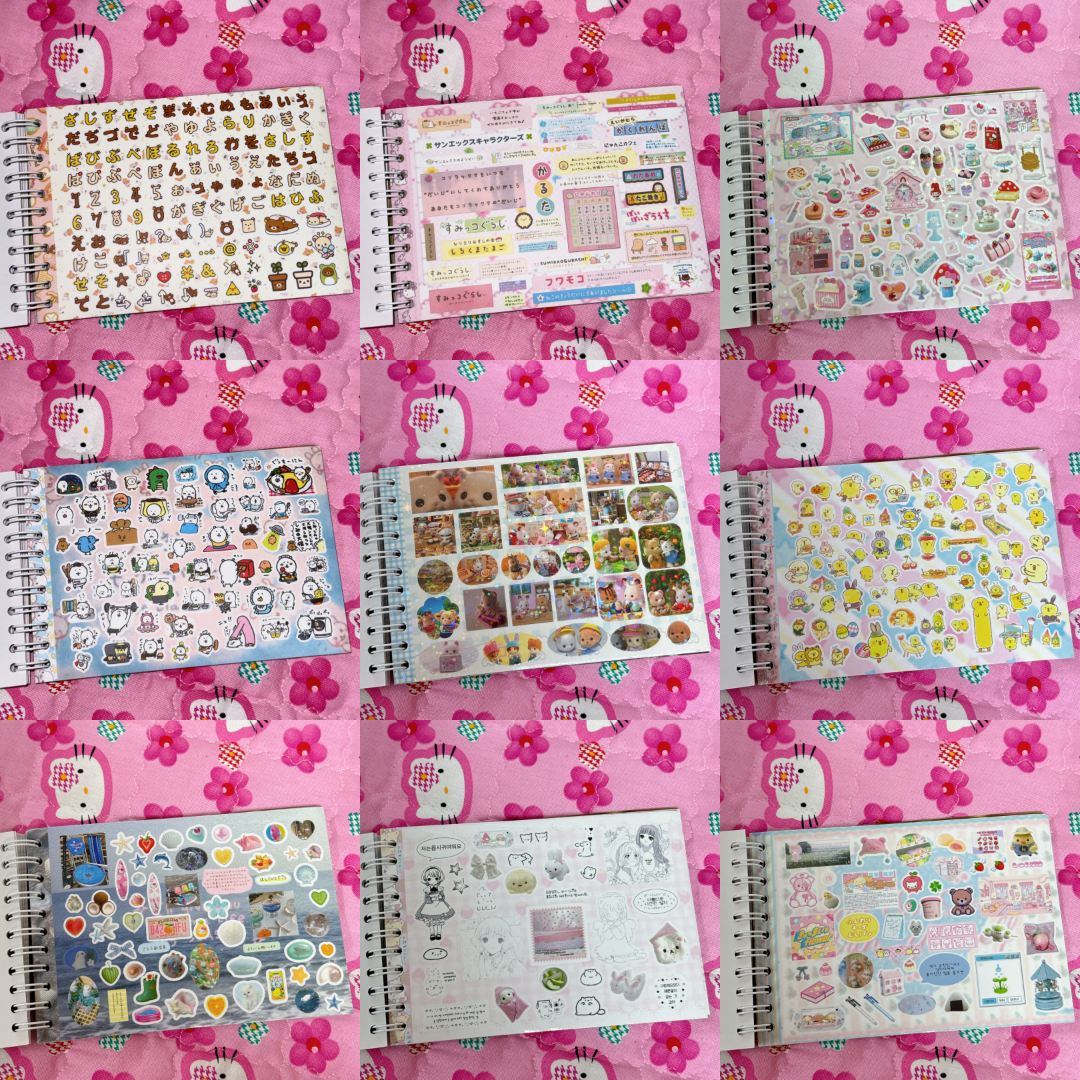 Sticker Book ♡ Cute Mini Characters 36 pages