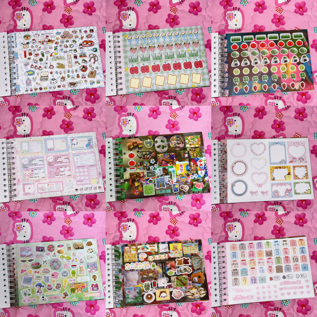 Sticker Book ♡ Cute Mini Characters 36 pages